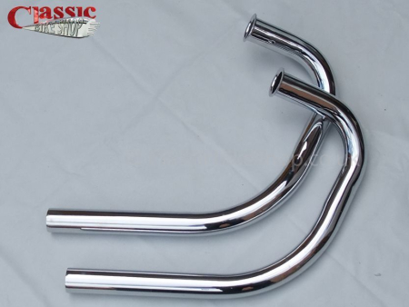 Honda CB200 exhaust pipes